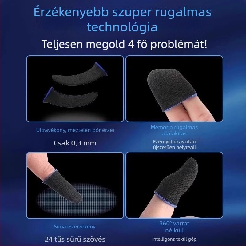 Esportokhoz készült ujjbegyvédő – ultra vékony, csúszásmentes és izzadás elleni
