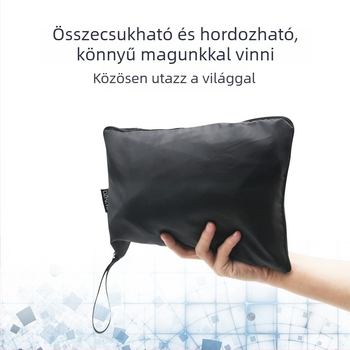 Miaosite MT501-3 felfújható lábtámasz szabadtéri utazásokhoz, flocking felület, környezetbarát PVC, tömeg 0.67 kg