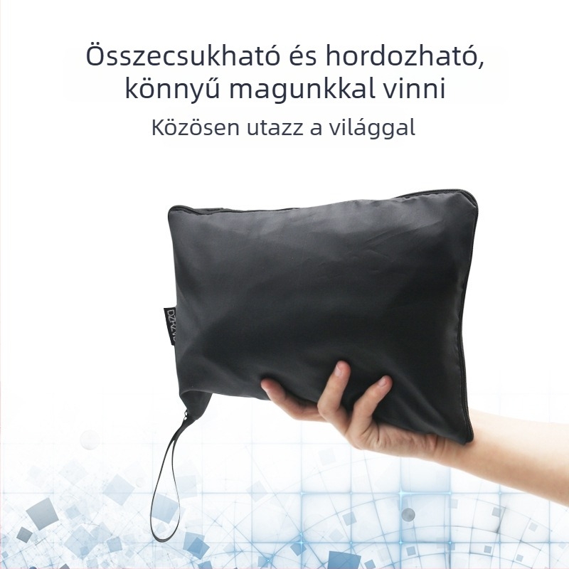 Miaosite MT501-3 felfújható lábtámasz szabadtéri utazásokhoz, flocking felület, környezetbarát PVC, tömeg 0.67 kg