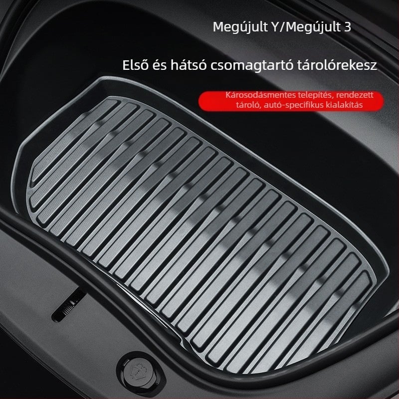 Tesla Model 3/Y elülső csomagtartó matrac – teljes lefedettség, TPE anyag, 92. osztály, Guangzhou Mingshi