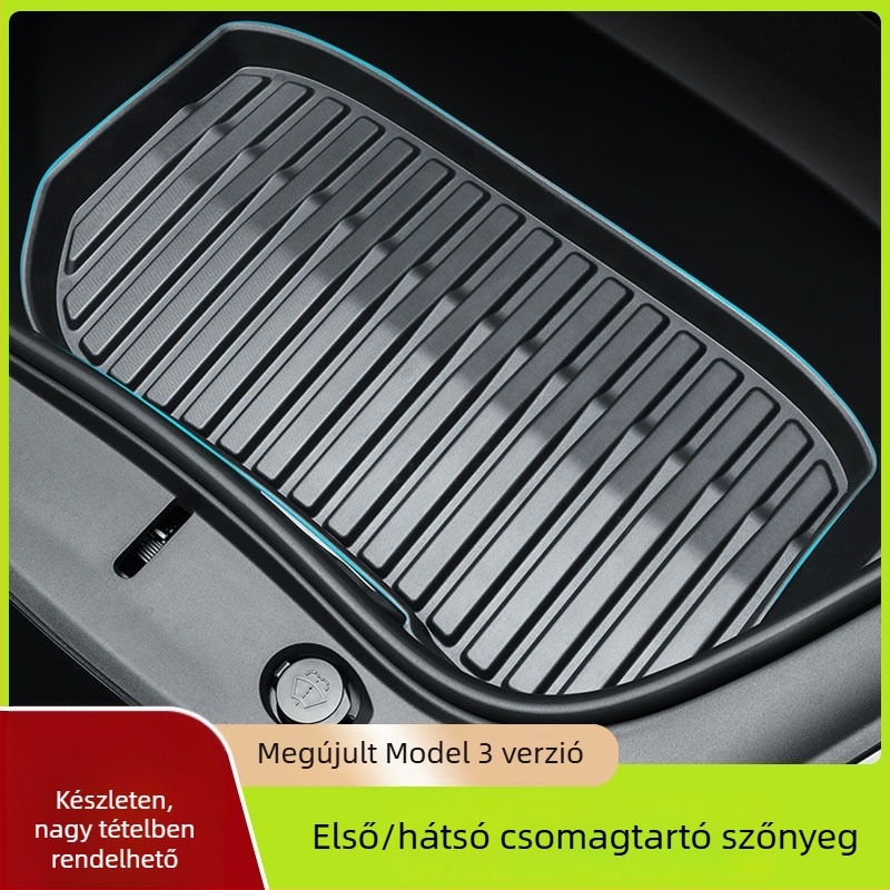 Tesla Model 3/Y elülső csomagtartó matrac – teljes lefedettség, TPE anyag, 92. osztály, Guangzhou Mingshi