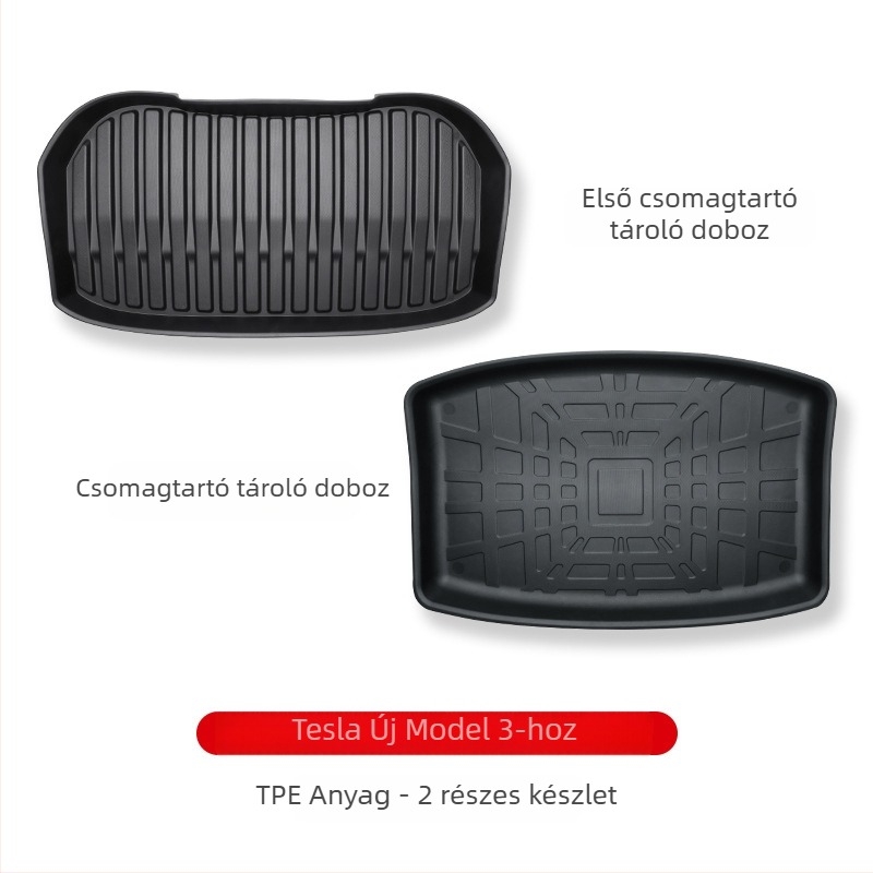Tesla Model 3/Y elülső csomagtartó matrac – teljes lefedettség, TPE anyag, 92. osztály, Guangzhou Mingshi