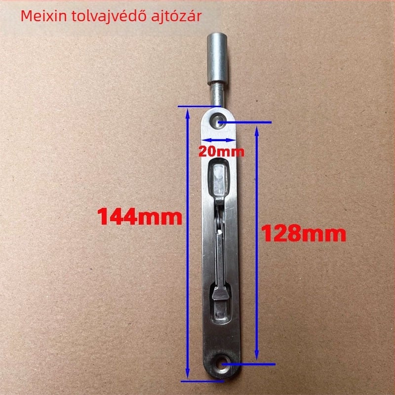 Pillangó reteszes ajtózár, vasból, otthoni használatra