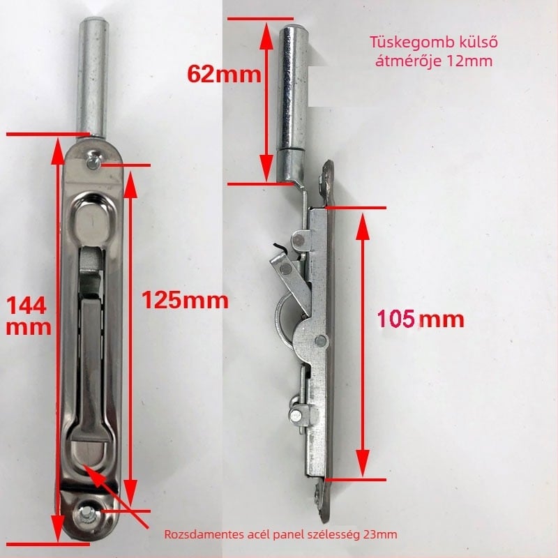 Pillangó reteszes ajtózár, vasból, otthoni használatra