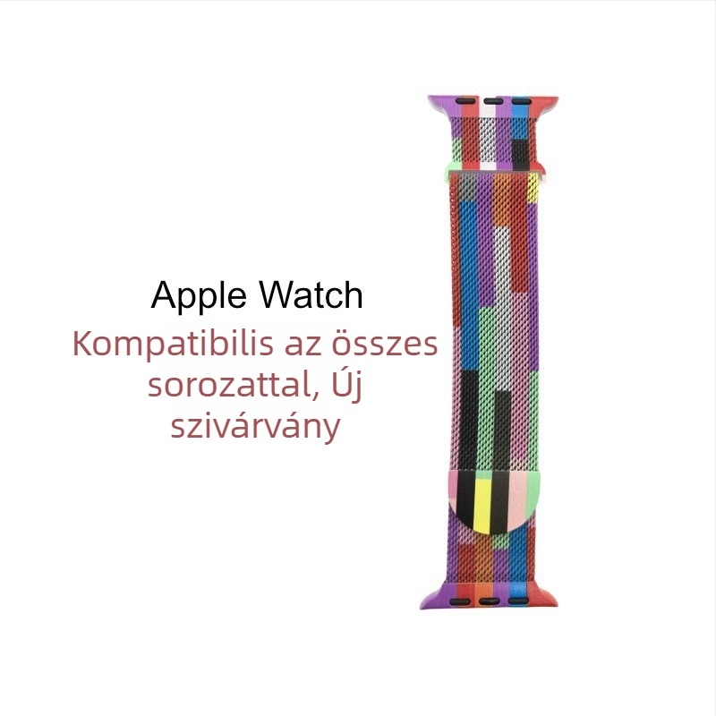 Apple Watch S11-hez milánói fémcsukló, dupla szakaszos kialakítással