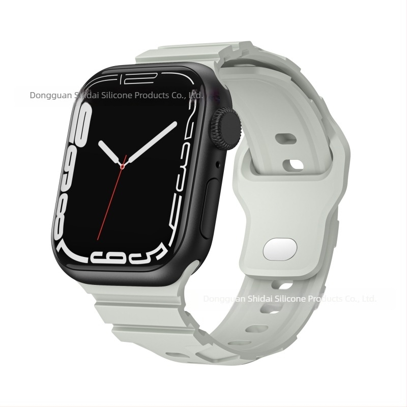 Apple Watch szilikonpánt - lélegző, izzadságot felszívó, kompatibilis az 1–8 és Ultra sorozatokkal