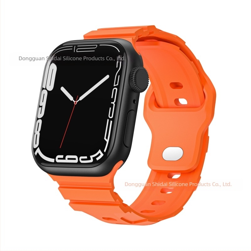 Apple Watch szilikonpánt - lélegző, izzadságot felszívó, kompatibilis az 1–8 és Ultra sorozatokkal