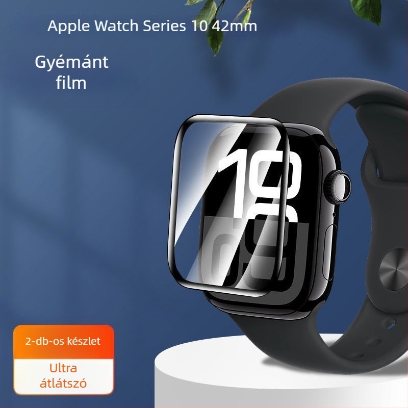 Apple Watch Series 7–10 Edzett üveg kijelzővédő