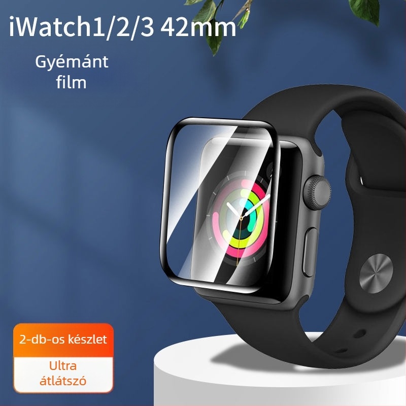 Apple Watch Series 7–10 Edzett üveg kijelzővédő