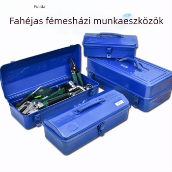 Fém szerszámtartó doboz tároláshoz, Welfare da, egyrétegű megemelt kialakítás