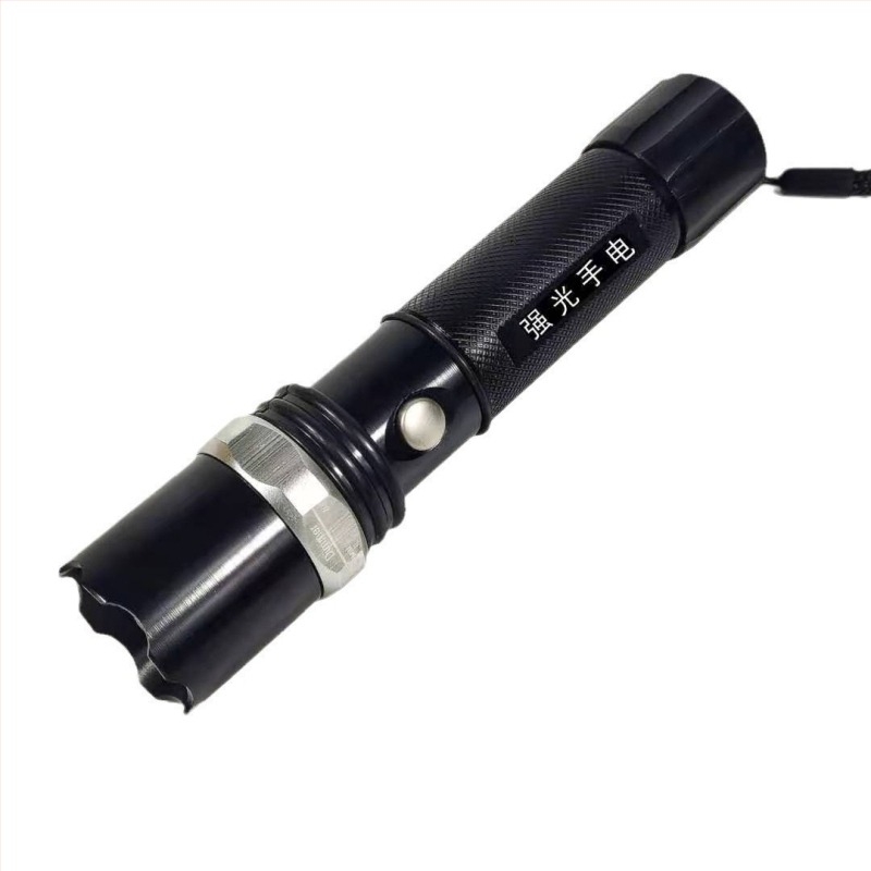 LED fejlámpa alumínium ötvözet testtel, mechanikus zoom, 5W, 4200mAh újratölthető akkumulátor, 360° forgás