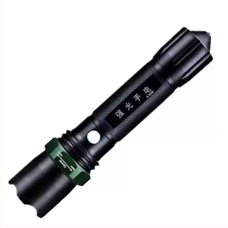 LED fejlámpa alumínium ötvözet testtel, mechanikus zoom, 5W, 4200mAh újratölthető akkumulátor, 360° forgás