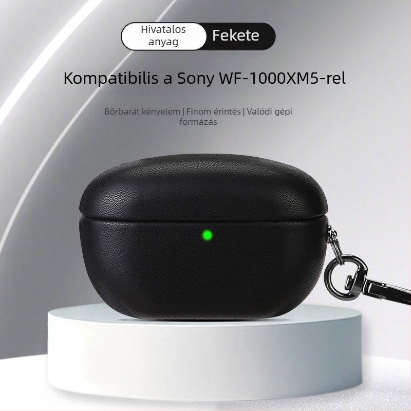 WF-1000XM5 Bluetooth fülhallgató védőtok – műbőr, teljes lefedettség, kézzel készített, testreszabás támogatott