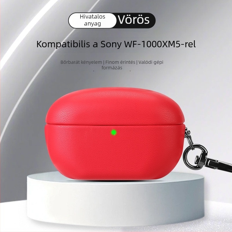 WF-1000XM5 Bluetooth fülhallgató védőtok – műbőr, teljes lefedettség, kézzel készített, testreszabás támogatott