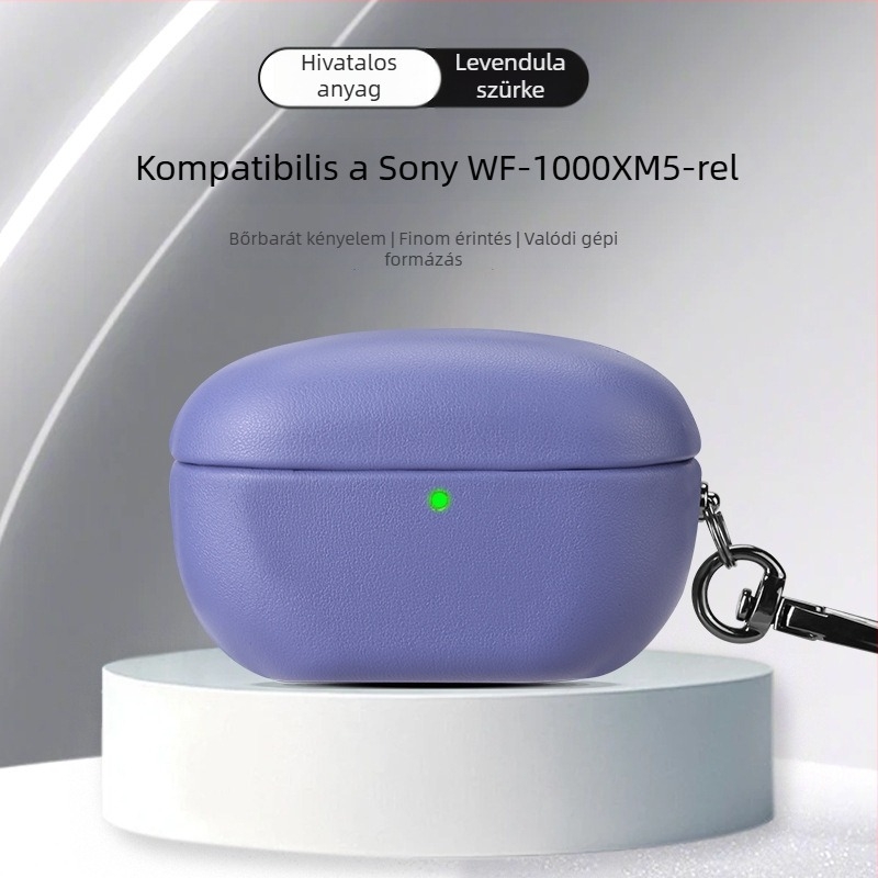 WF-1000XM5 Bluetooth fülhallgató védőtok – műbőr, teljes lefedettség, kézzel készített, testreszabás támogatott
