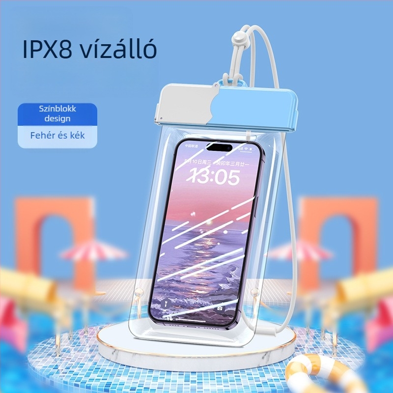 Vízálló telefon tok érintőképernyőhöz — ABS+TPU, kapacitás 7.2, poliészter anyag, rajzfilm-stílus, logó nyomtatása