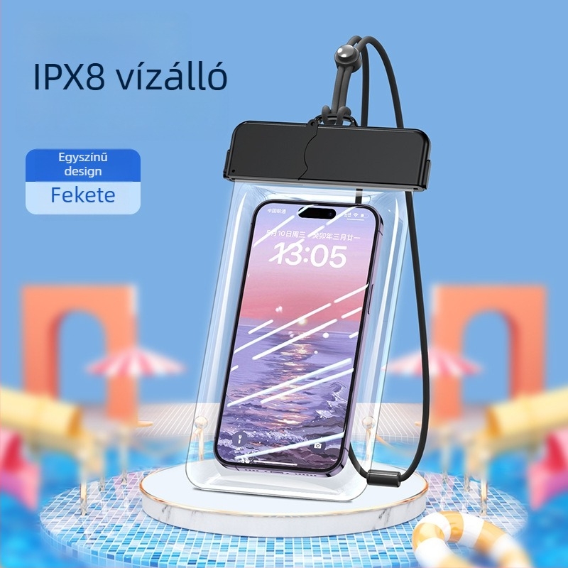 Vízálló telefon tok érintőképernyőhöz — ABS+TPU, kapacitás 7.2, poliészter anyag, rajzfilm-stílus, logó nyomtatása