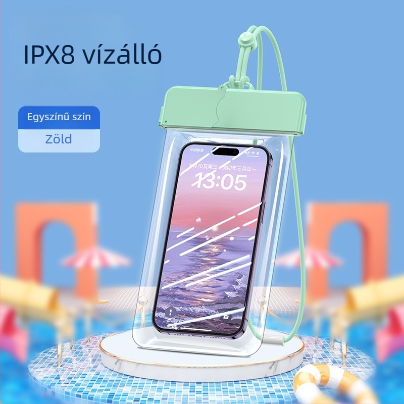 Vízálló telefon tok érintőképernyőhöz — ABS+TPU, kapacitás 7.2, poliészter anyag, rajzfilm-stílus, logó nyomtatása