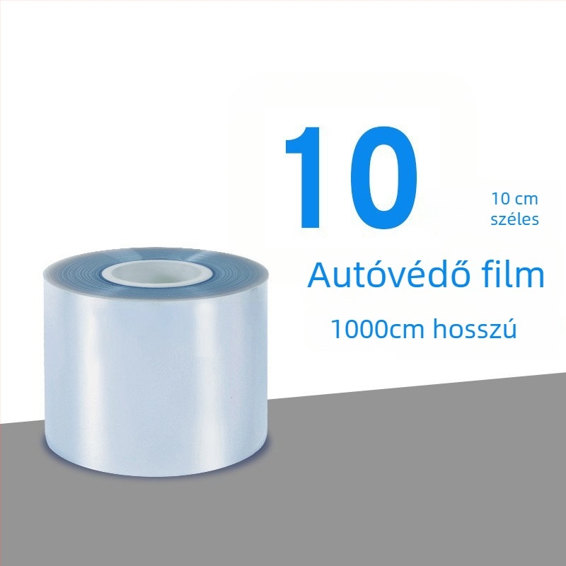 Autóajtó küszöb védőfilm Rhino bőr textúrával, átlátszó TPU védőfólia, öntapadós telepítés, láthatatlan, karcolás- és ütközésálló