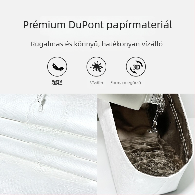 Dupont Paper belső liner táska Xtra bőrdumpling táskákhoz – Légáteresztő, Vízálló, Ultra könnyű, Antibakteriális; Belső bélés: nylon; Kód 05; 2025 tavasz