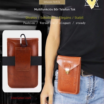 Corduroy mobiltelefon-táska PU bélés és fedett nyílással, üzleti utakhoz, 2018 tavasz