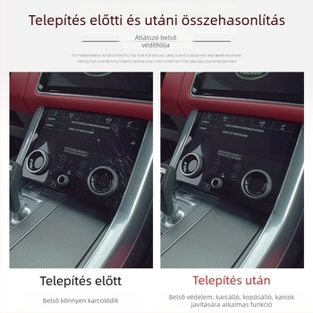 PET központi műszerfal kijelzővédő, univerzális, magas és alacsony hőmérsékletnek ellenálló, Luxury Gift