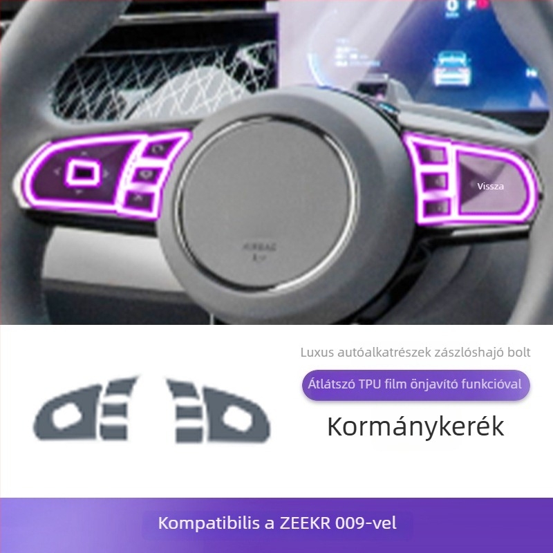 PET központi műszerfal kijelzővédő, univerzális, magas és alacsony hőmérsékletnek ellenálló, Luxury Gift