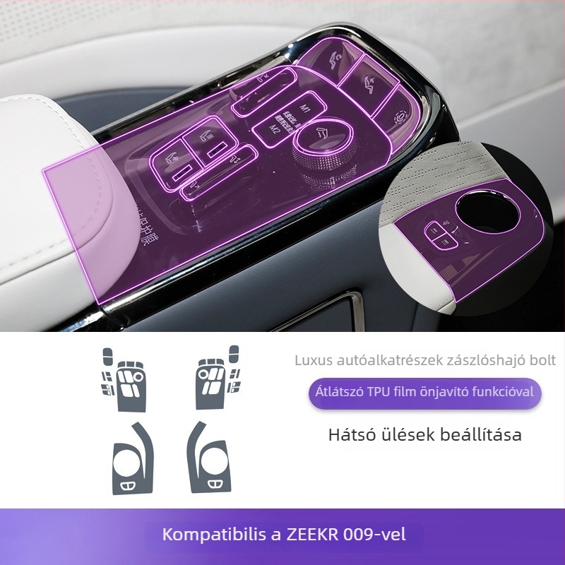 PET központi műszerfal kijelzővédő, univerzális, magas és alacsony hőmérsékletnek ellenálló, Luxury Gift