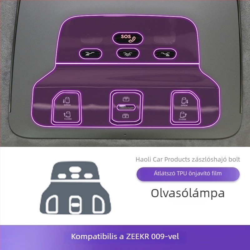 PET központi műszerfal kijelzővédő, univerzális, magas és alacsony hőmérsékletnek ellenálló, Luxury Gift