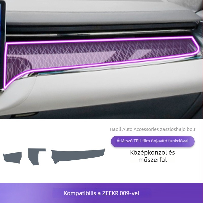 PET központi műszerfal kijelzővédő, univerzális, magas és alacsony hőmérsékletnek ellenálló, Luxury Gift