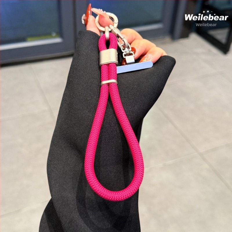 Női stílusú telefonzsinór anti-lopás funkcióval, állítható rövid pánt, vastag és strapabíró műanyagból