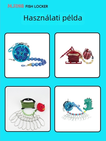 Élőhalas zsinór – acélsodronnyal megerősített, DIY kiegészítő