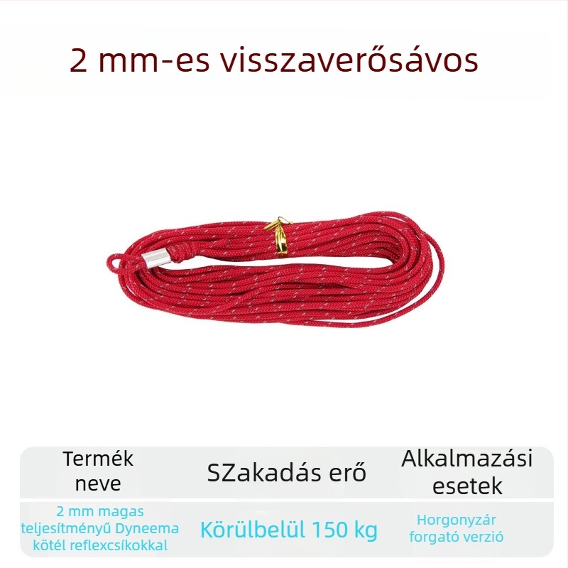 Élőhalas zsinór – acélsodronnyal megerősített, DIY kiegészítő