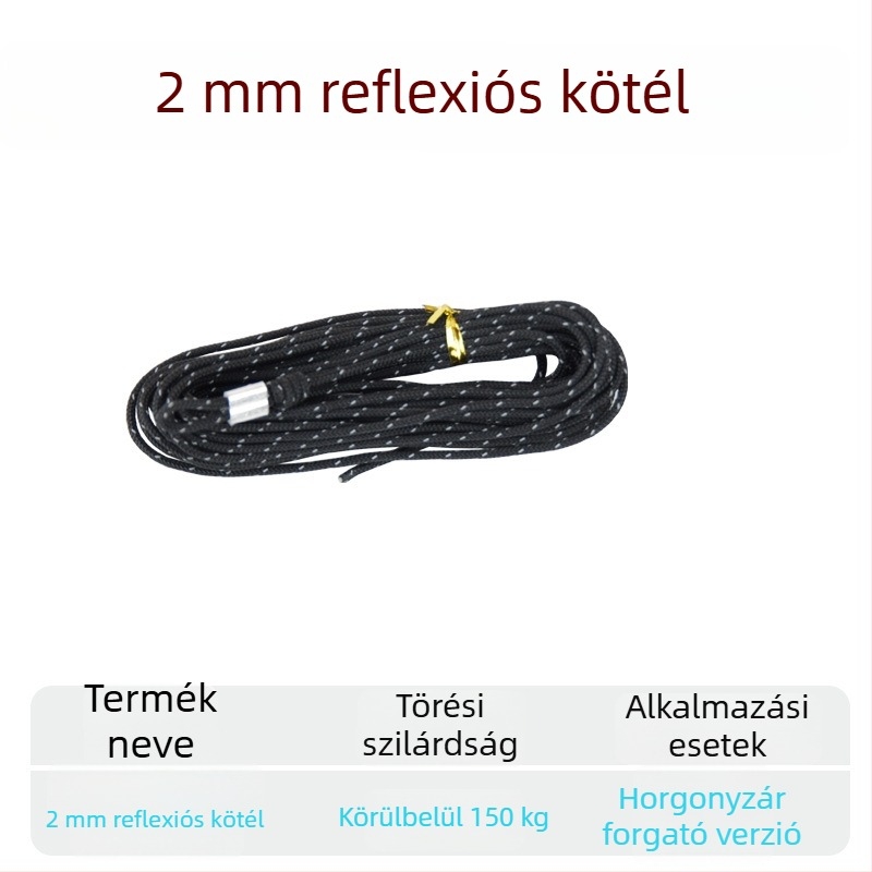 Élőhalas zsinór – acélsodronnyal megerősített, DIY kiegészítő