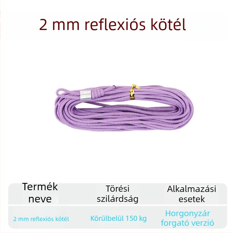 Élőhalas zsinór – acélsodronnyal megerősített, DIY kiegészítő