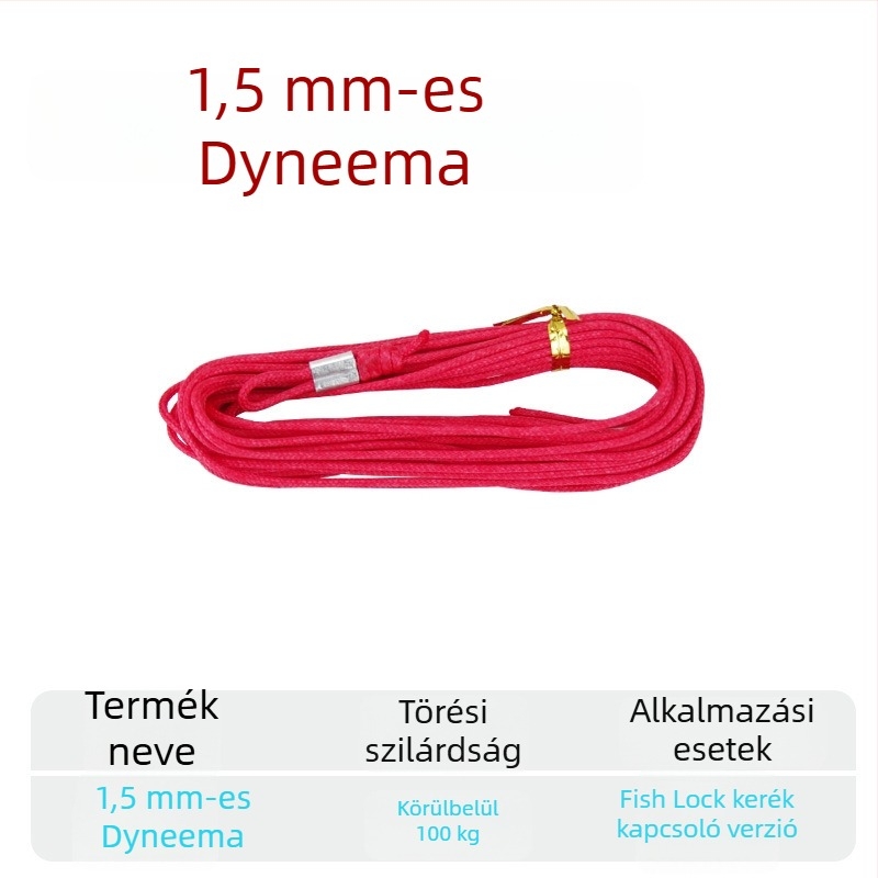 Élőhalas zsinór – acélsodronnyal megerősített, DIY kiegészítő