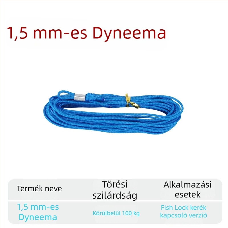 Élőhalas zsinór – acélsodronnyal megerősített, DIY kiegészítő