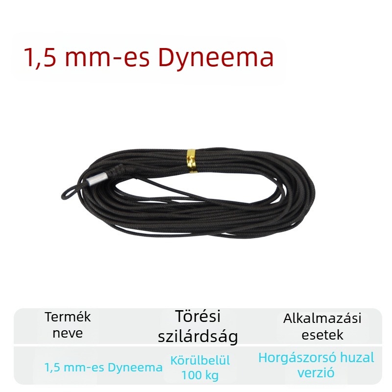 Élőhalas zsinór – acélsodronnyal megerősített, DIY kiegészítő