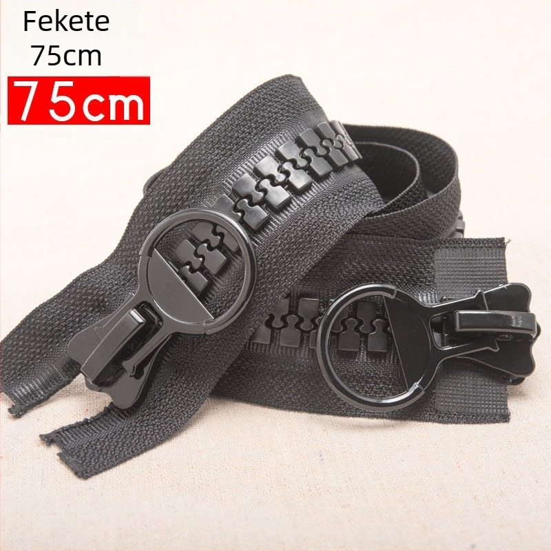 Cipzárhúzó cipőkhöz, dupla végű nylon kiegészítő, márka Unique, kompatibil más cipzárokkal