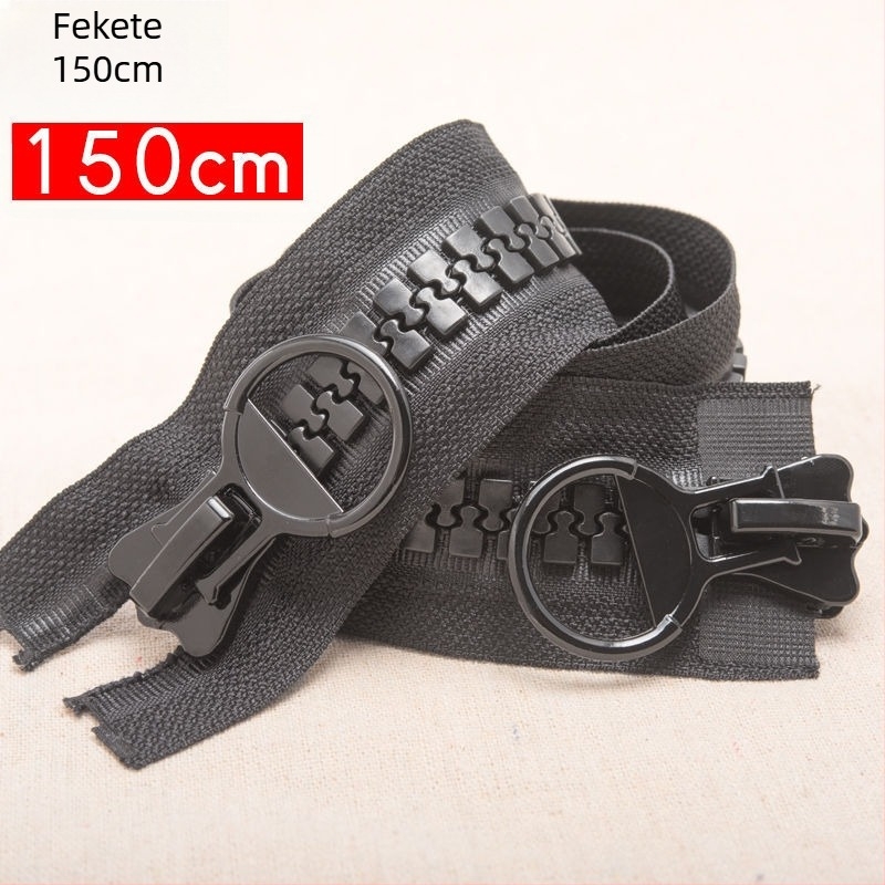 Cipzárhúzó cipőkhöz, dupla végű nylon kiegészítő, márka Unique, kompatibil más cipzárokkal