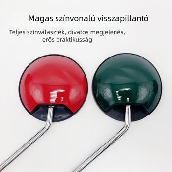 Visszapillantó tükör elektromos kerékpárhoz, konvex széles látószögű, univerzális kerek tükör