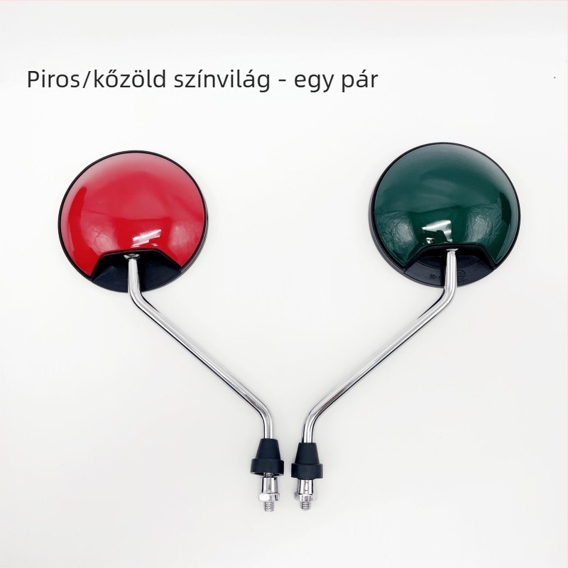 Visszapillantó tükör elektromos kerékpárhoz, konvex széles látószögű, univerzális kerek tükör