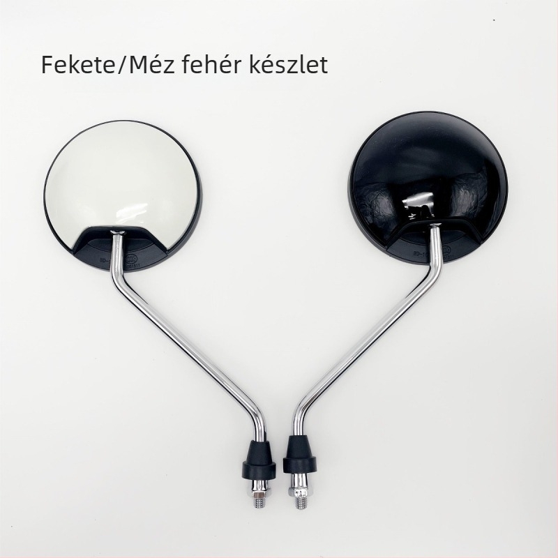 Visszapillantó tükör elektromos kerékpárhoz, konvex széles látószögű, univerzális kerek tükör