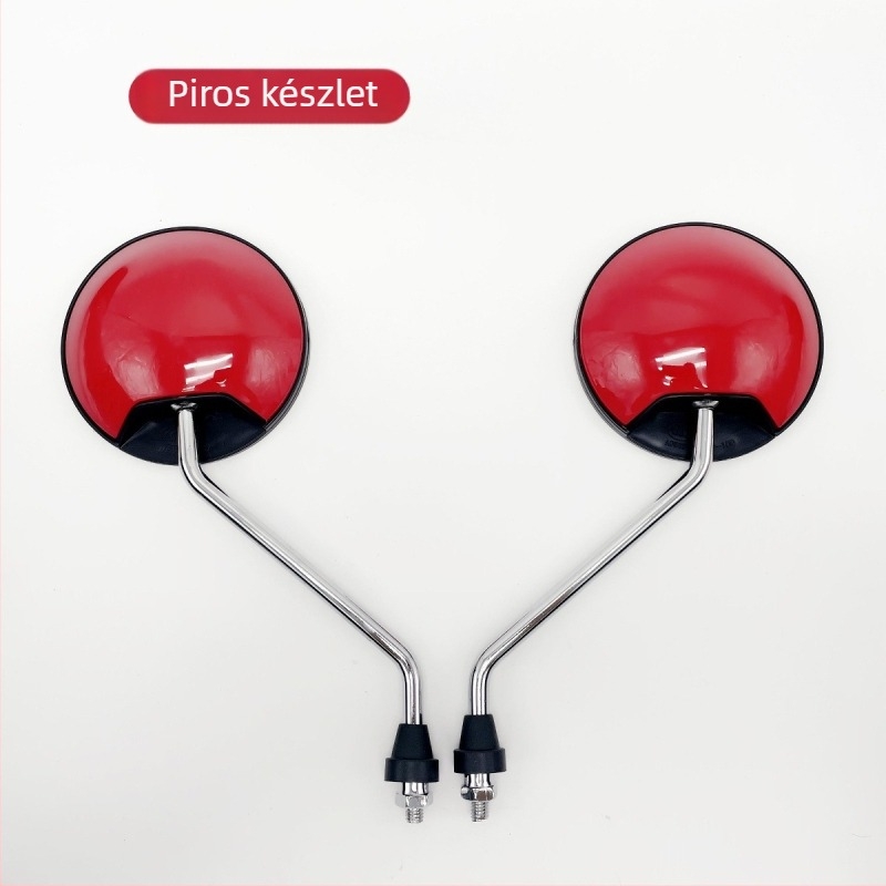 Visszapillantó tükör elektromos kerékpárhoz, konvex széles látószögű, univerzális kerek tükör