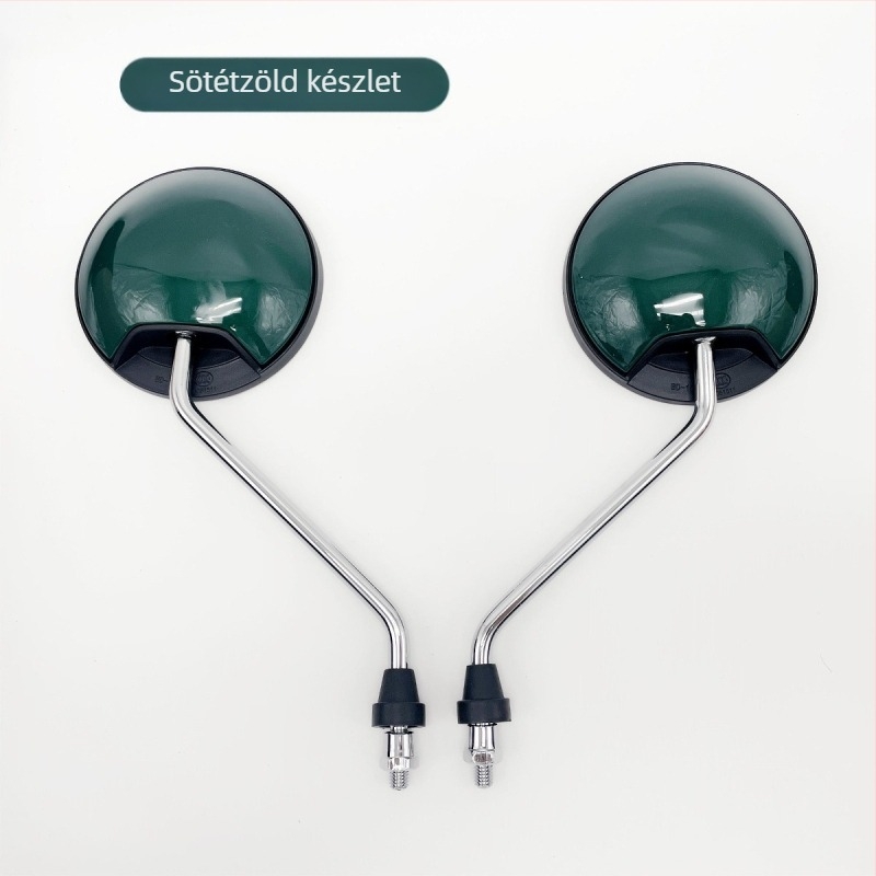 Visszapillantó tükör elektromos kerékpárhoz, konvex széles látószögű, univerzális kerek tükör