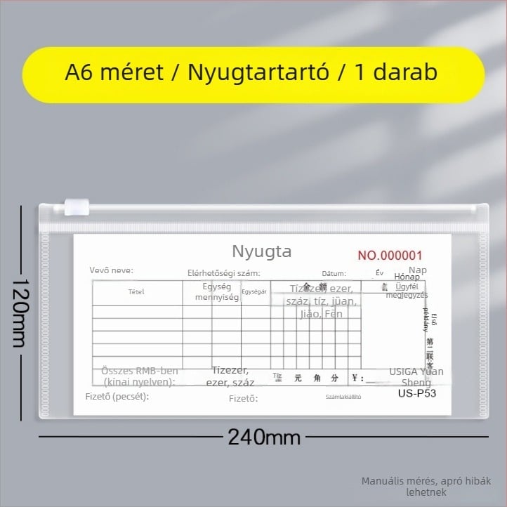 Bedome PVC tolltartó vizsgákhoz, cipzáras, egyszerű forma (Bedome, PVC, zipper-type, simple shape)