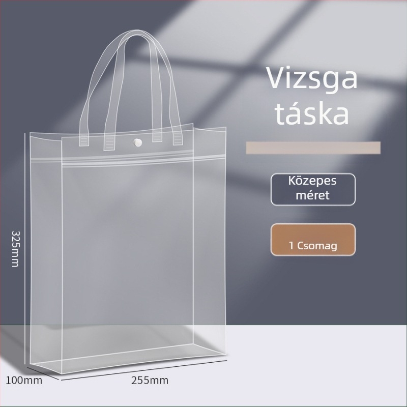Bedome PVC tolltartó vizsgákhoz, cipzáras, egyszerű forma (Bedome, PVC, zipper-type, simple shape)