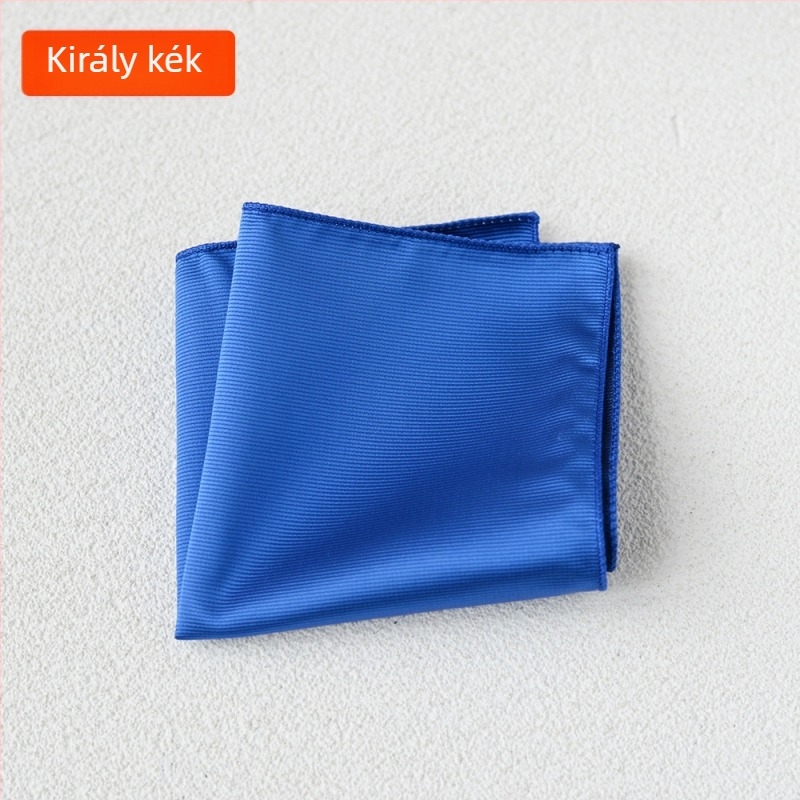 Zsebkendő - poliészter selyem, könnyű luxus stílus, Jacquard szövés, egyszínű mintázat