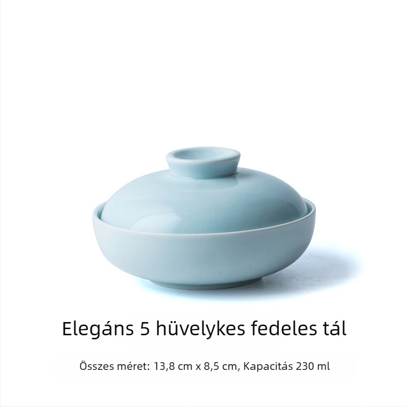 Japán stílusú porcelán levesestál, kör alakú, mikrohullámú sütőben használható, logónyomtatás és testreszabás
