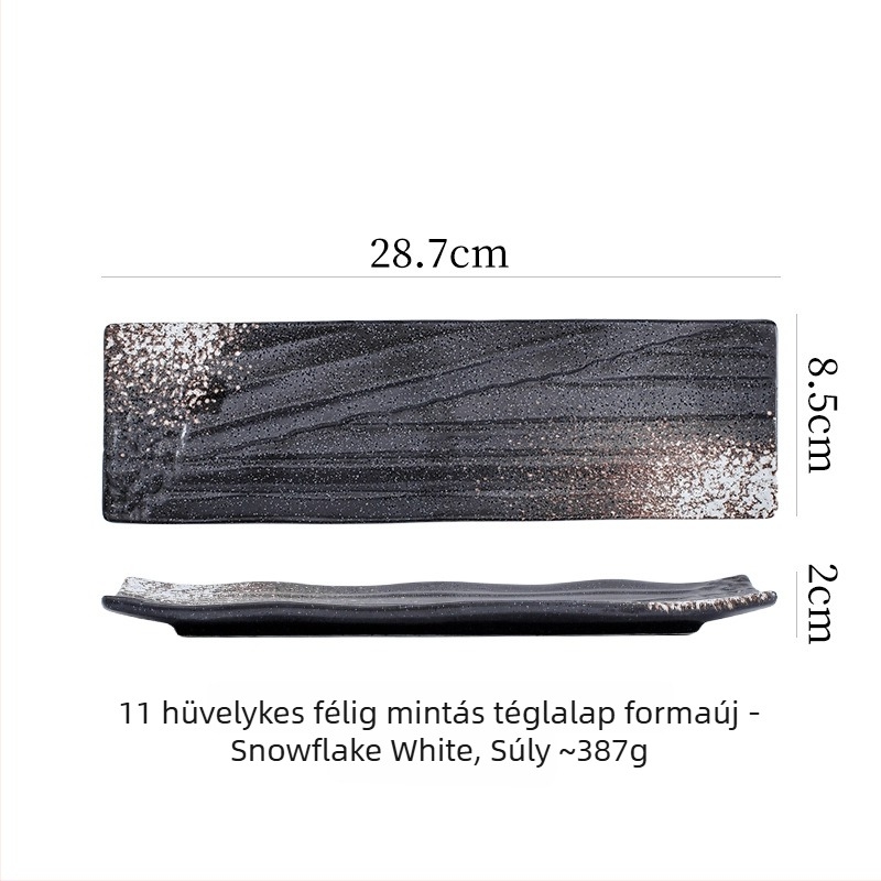 Porcelán tál sushihoz és sashimihoz (Anyag: porcelán; Stílus: könnyű luxus és retro; Használat: éttermi felszerelés)